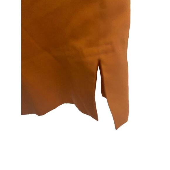 Terry Lewis NWT 100% silk elastic burnt orange pants size XS - Picture 4 of 5